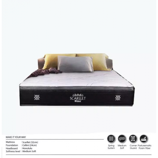 Springbed Central Scarllet 