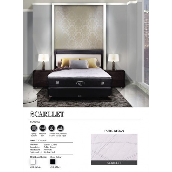 Springbed Central Scarllet 