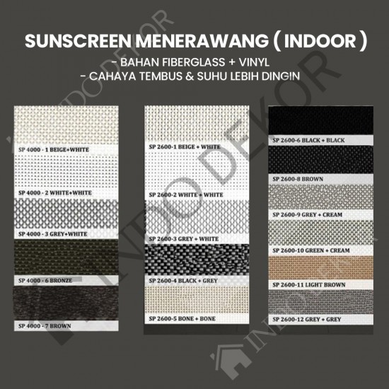 Roller Blind Sunscreen Indoor Roller Blind Sunscreen Indoor