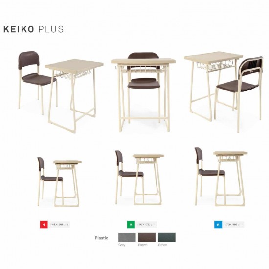 Meja Sekolah Chitose - KEIKO PLUS No 4,5,6