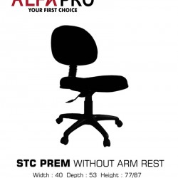 Kursi Kantor STC PREM WITHOUT ARM REST