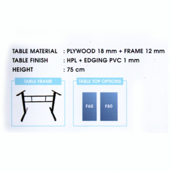 Meja Cafe NEWSTAR CT - 605 F60