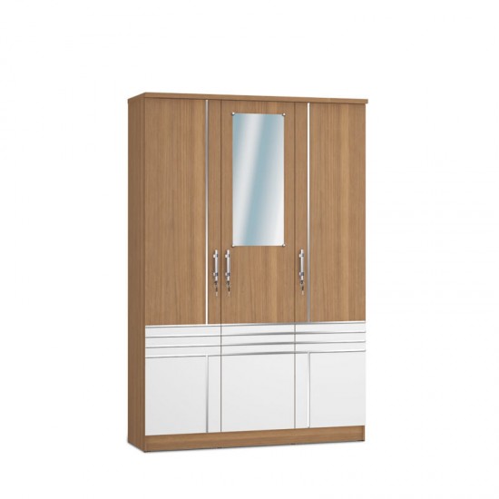 Lemari Kayu Tiga Pintu Olympic -  LATTE 3P