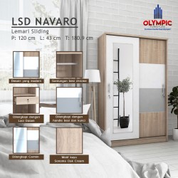 Lemari Sliding Olympic - LSD NAVARO