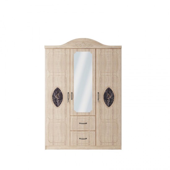Lemari Tiga Pintu Olympic -  WRTM CHESTER CREAM