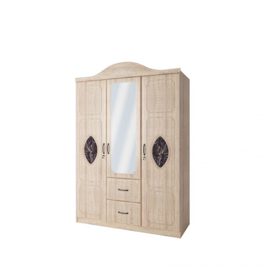 Lemari Tiga Pintu Olympic -  WRTM CHESTER CREAM
