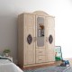 Lemari Tiga Pintu Olympic -  WRTM CHESTER CREAM