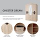 Lemari Tiga Pintu Olympic -  WRTM CHESTER CREAM