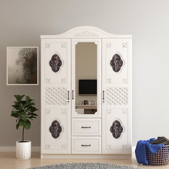 Lemari Tiga Pintu Olympic -  WRTM CHESTER PEARL
