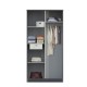 lemari Pakaian Dua Pintu - Siantano LP 295 SW