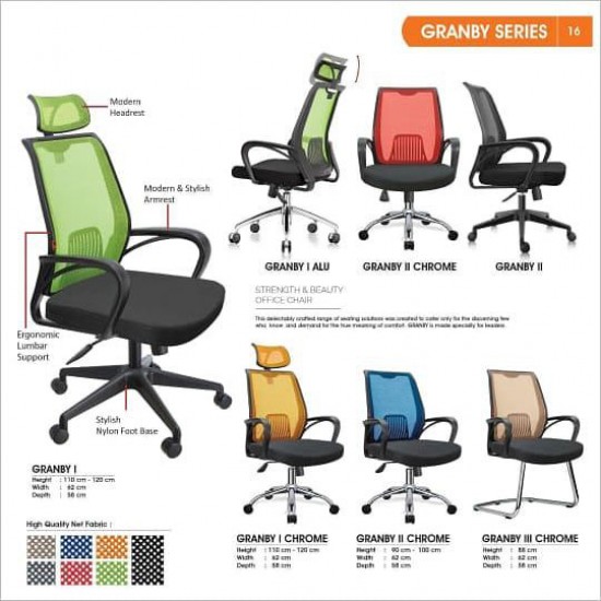 Kursi Kantor VERIS - GRANBY 1 ALU